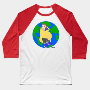 greta thunberg earths Baseball T-Shirt